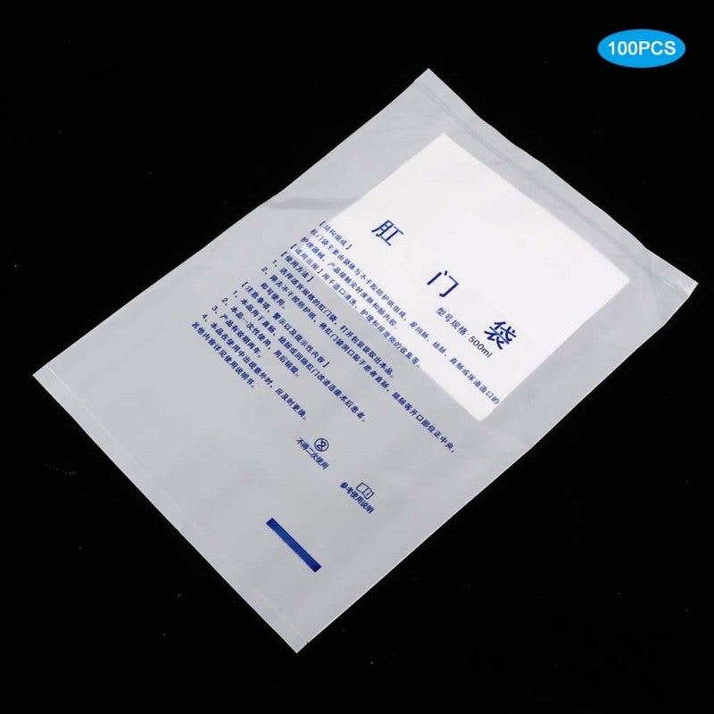 100pcs Disposable Colostomy Bag Skin Friendly Cleaning Colostomy Pouch Bag - Image 2