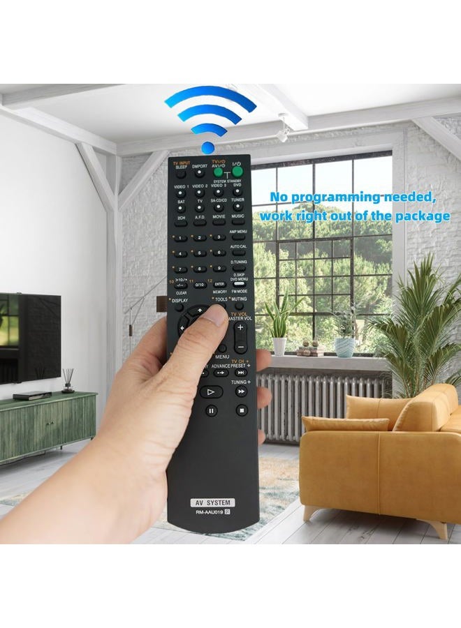 Kassionel Replaced Remote Control for Sony RMAAU019 STR-DG710 RM-AAU006 STR-DG500 148009711 Home Theater Audio/Video Receiver AV System - Image 2
