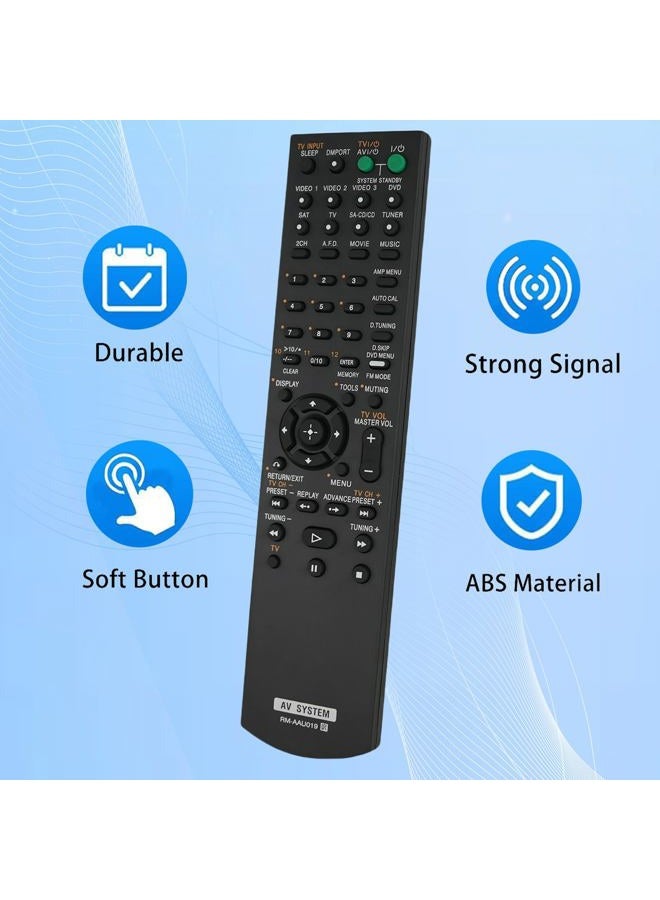 Kassionel Replaced Remote Control for Sony RMAAU019 STR-DG710 RM-AAU006 STR-DG500 148009711 Home Theater Audio/Video Receiver AV System - Image 3