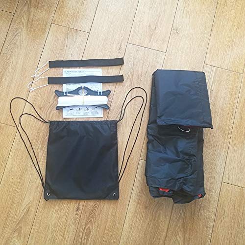 Besra Huge 74inch Dual Line Parachute Stunt Kite with Flying Tools 1.9m Power Parafoil Kitesurfing Training Kites Outdoor Fun Sports (Red) - Image 5