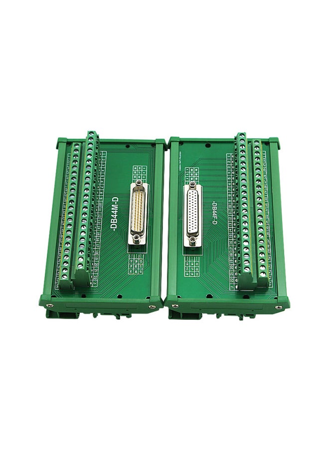 Serial Port 9-pin DB9 DB15 DB25 37-pin Relay Terminal Adapter Board Automatic Rail Terminal-Color:DB37 Male Terminal Block