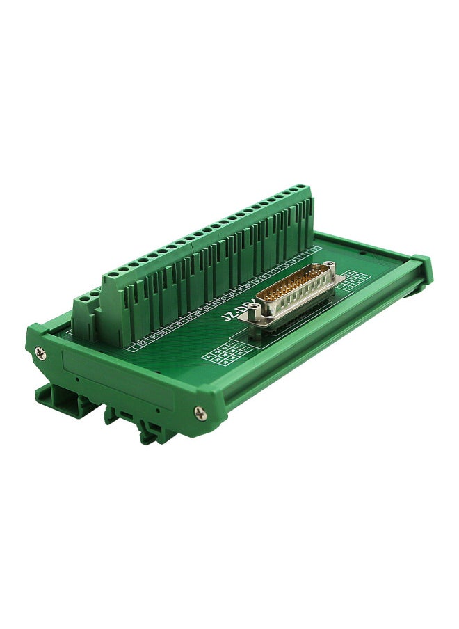 Serial Port 9-pin DB9 DB15 DB25 37-pin Relay Terminal Adapter Board Automatic Rail Terminal-Color:DB37 Male Terminal Block