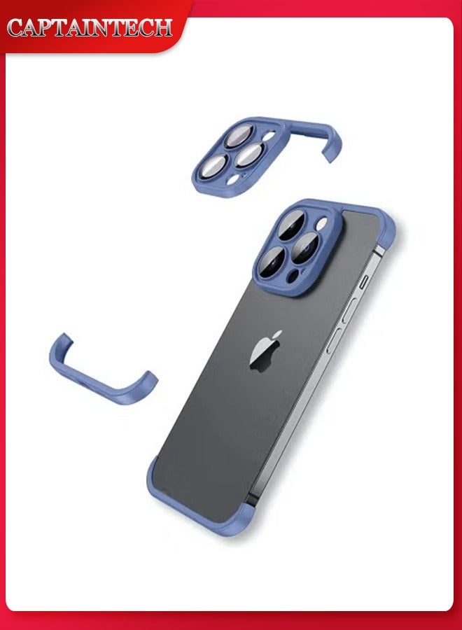 Captaintech iPhone 15 Pro Max Case with Camera Lens Protector – Slim Soft TPU Cover, Shockproof u0026 Scratch-Resistant - Image 1