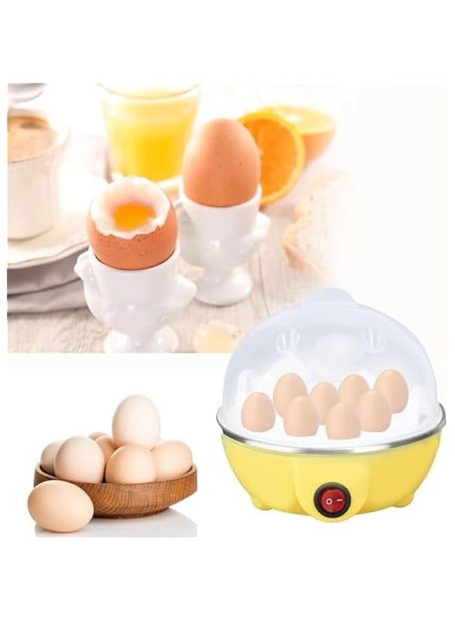 Beauenty Multi-functional Electric Eggs Boiler Cooker Steamer Home Kitchen Use | 7 Egg Capacity Multifunction Electric Boiled Egg Maker Food Steamer | Random Color | - Image 2