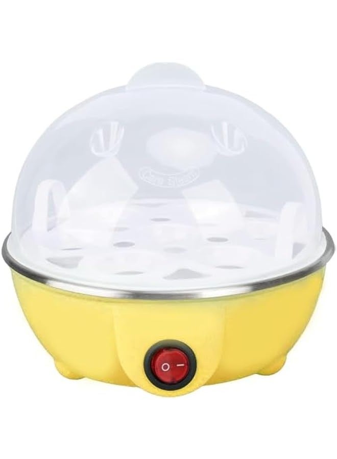 Beauenty Multi-functional Electric Eggs Boiler Cooker Steamer Home Kitchen Use | 7 Egg Capacity Multifunction Electric Boiled Egg Maker Food Steamer | Random Color | - Image 1