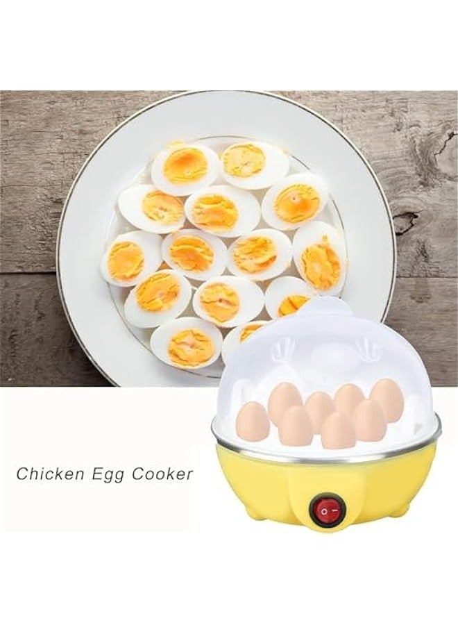 Beauenty Multi-functional Electric Eggs Boiler Cooker Steamer Home Kitchen Use | 7 Egg Capacity Multifunction Electric Boiled Egg Maker Food Steamer | Random Color | - Image 4