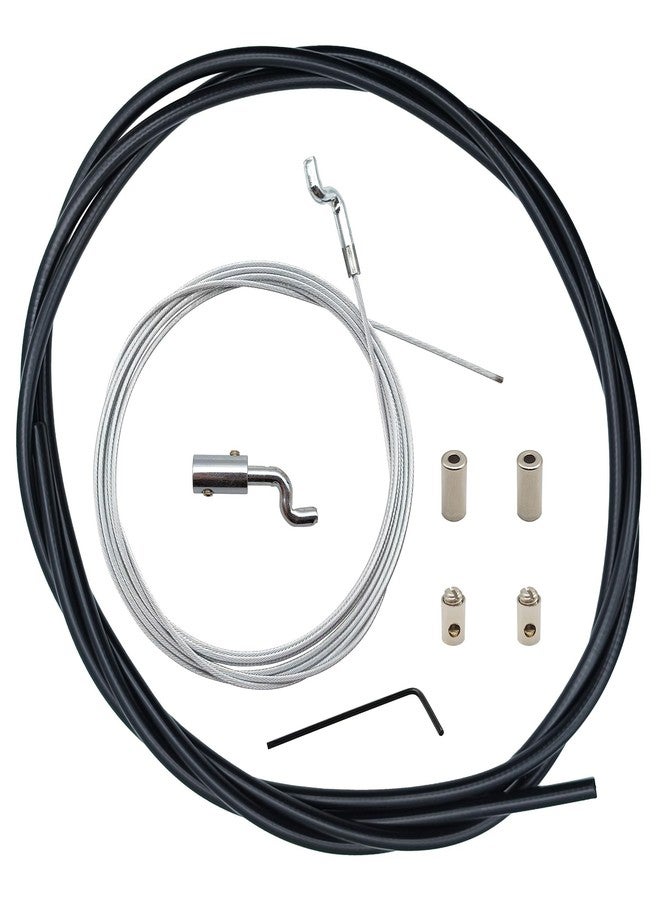 YGQ Universal Throttle Cable Repair KIT for Mini Bike Go Kart Lawn Mower DIY Control Adjustable Z Bend Cabel End - Image 1