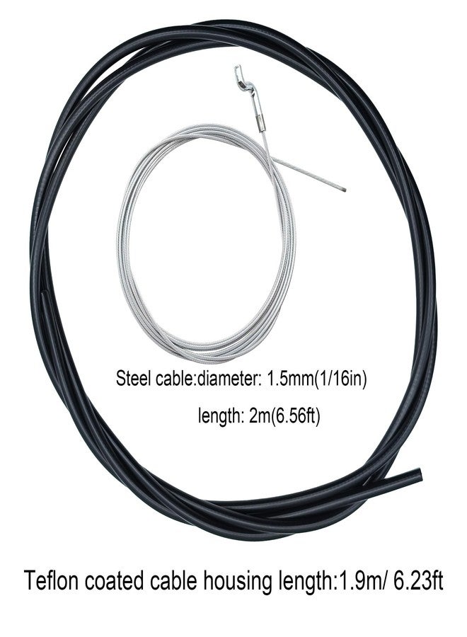 YGQ Universal Throttle Cable Repair KIT for Mini Bike Go Kart Lawn Mower DIY Control Adjustable Z Bend Cabel End - Image 2