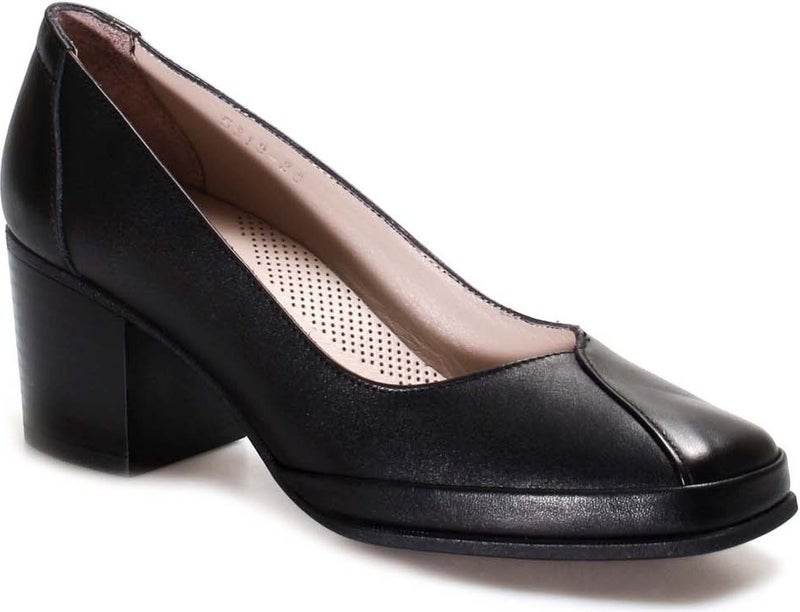 Fast Step Genuine Leather Women's Chunky Heel Shoes 889za5313  - Image 3