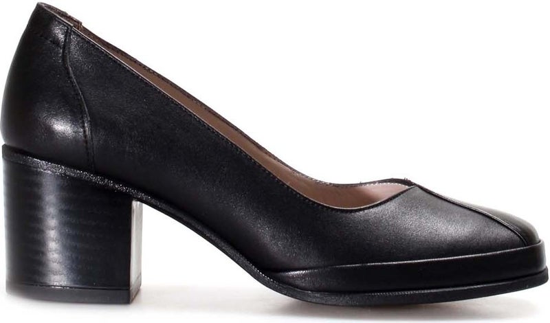 Fast Step Genuine Leather Women's Chunky Heel Shoes 889za5313  - Image 1