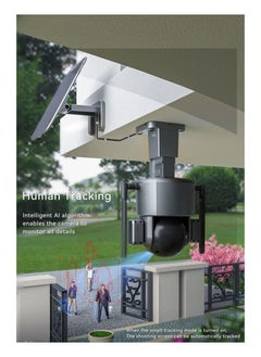Crony CRONY Y5 4G-4K-8MP-4X Solar Dual Linkage Battery PTZ Camera 8MP Wireless CCTV Camera Outdoor IP66 Waterproof Solar Dual Camera  - Image 4