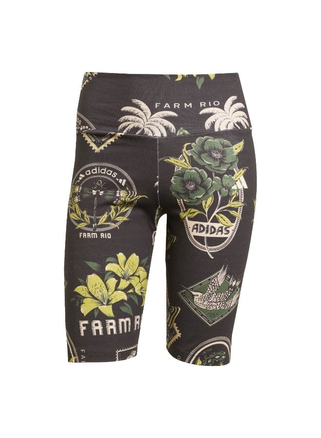 Adidas Farm Bike Short Black Training Tights For Women 2XS  - Image 1