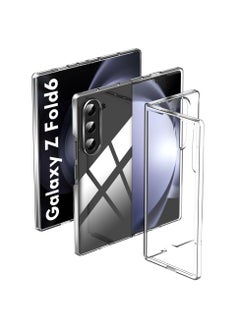 Aookay For Samsung Galaxy Z Fold 6 Phone Case, Slim Clear Phone Case, Foldable Hard PC Protective Case, Scratch-Proof, Drop-Proof, Anti-Yellowing Phone Case [No Front Screen Protector] (Z Fold 6)  - Image 1