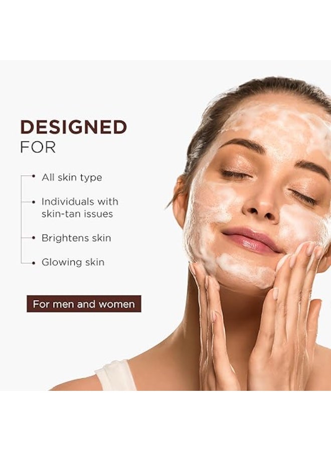 Oshea Herbals Radiance DTan Face Wash for Women & Men | Deep Cleansing with Tan Removal Formula | Reduces Dullness & Controls Sebum | Enriched with Green Apple Extracts | All Skin Types - 120g - Image 4