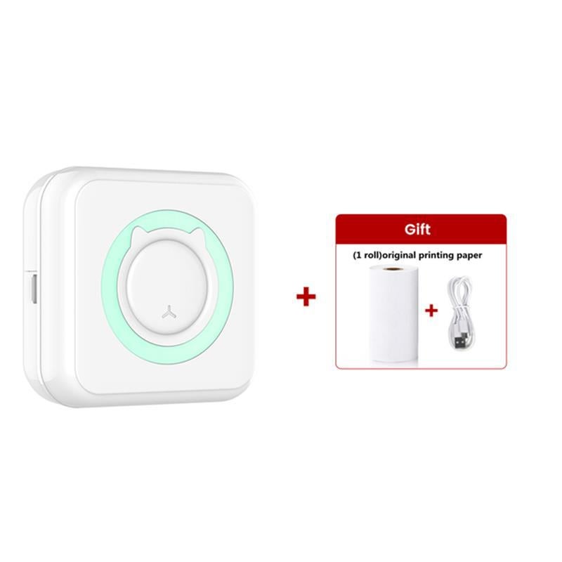 Portable Mini Printer Wireless Can Be Connected To Mobile Phone Small Home Self-Adhesive Label Po Printer - Image 1