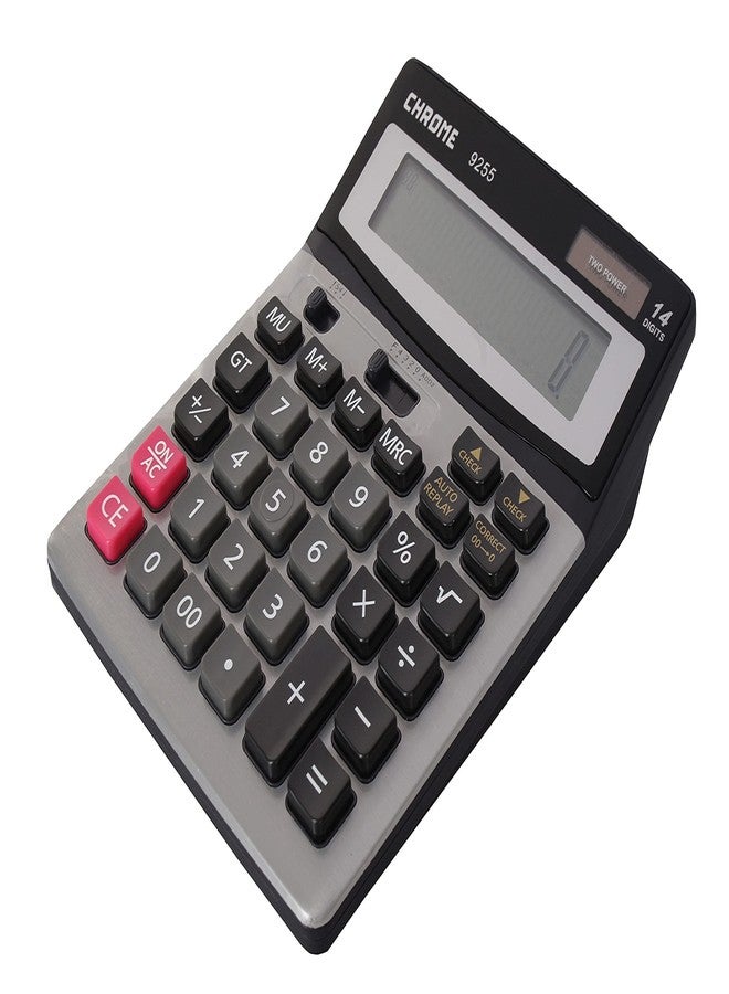 Chrome 9255 Check & Correct Basic Calculator (14 Digit) - Image 1