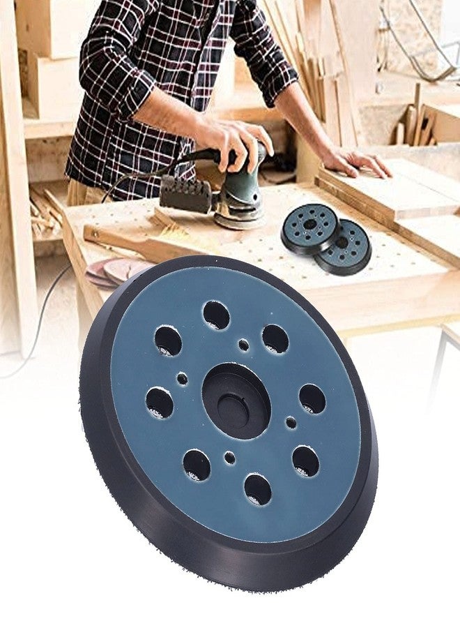 ZERONE 2Pcs Hook and Loop Backing Pad Replacement, Orbital Sander Replacement Pad 125mm/5 Inch 8 Hole, Sander Replacement Parts for High Speed Polishing, Dust Removal - Image 5