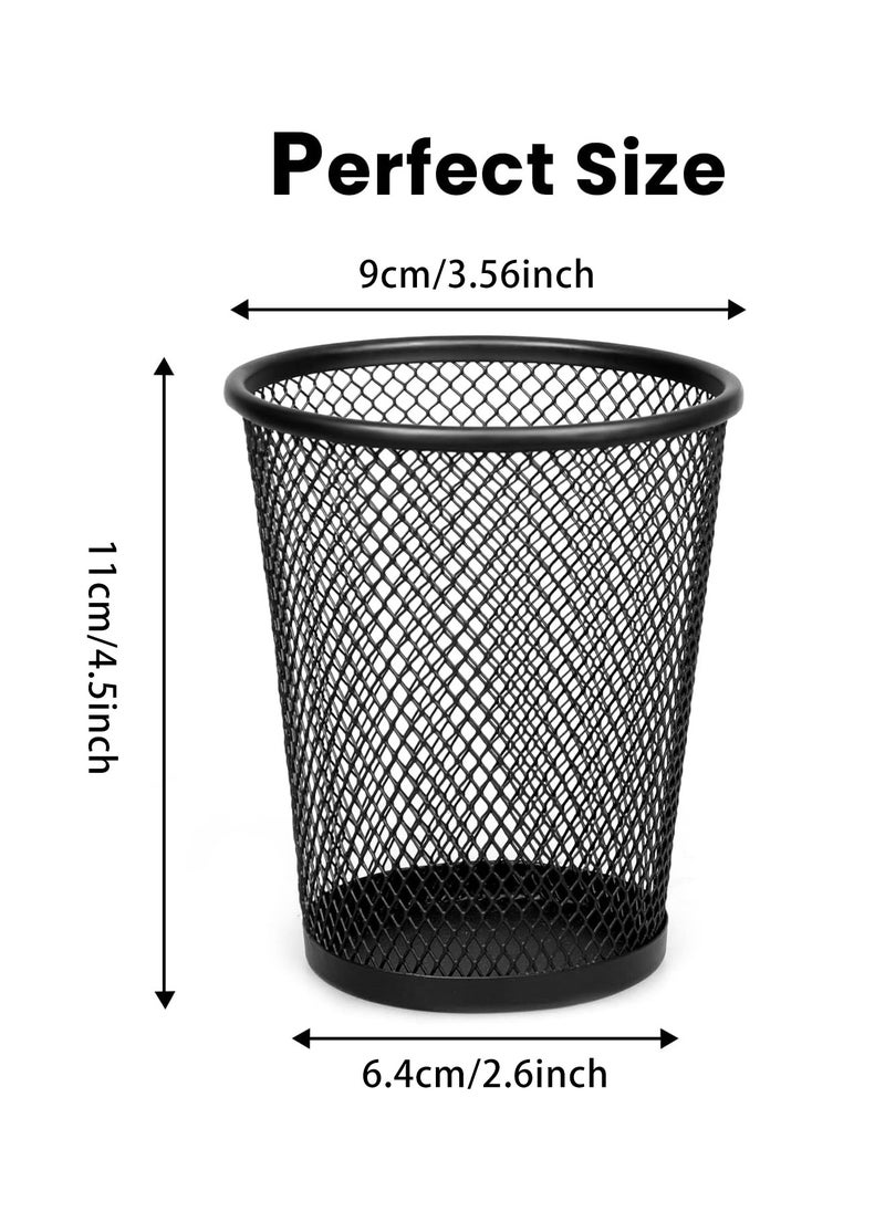 Generic - Pen Holder 6 Pack, Mesh Metal Pencil Cup, Durable Pen Organizer Desk Organisers Set for Office Desk Storage and Organise - Image 1
