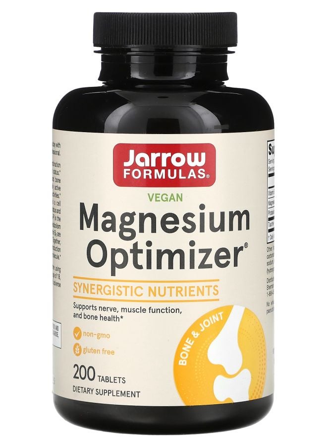 jarrow formulas Vegan Magnesium Optimizer 200 Tablets