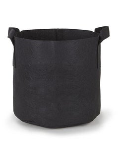 yongsheng 5-Pack of 3-Gallon Garden Grow Bags for Vegetables - Black 300 GSM Non-Woven Polypropylene Felt Fabric Flower Pots and Planters with Handles  - Image 2