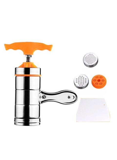 Manual Noodle Maker Multi Functional Stainless Steel Pasta Press Maker for Home Use