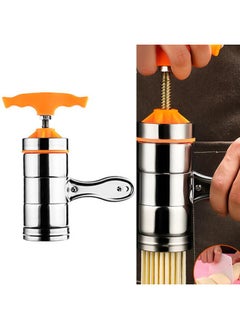 Thoraya Manual Noodle Maker Multi Functional Stainless Steel Pasta Press Maker for Home Use  - Image 5