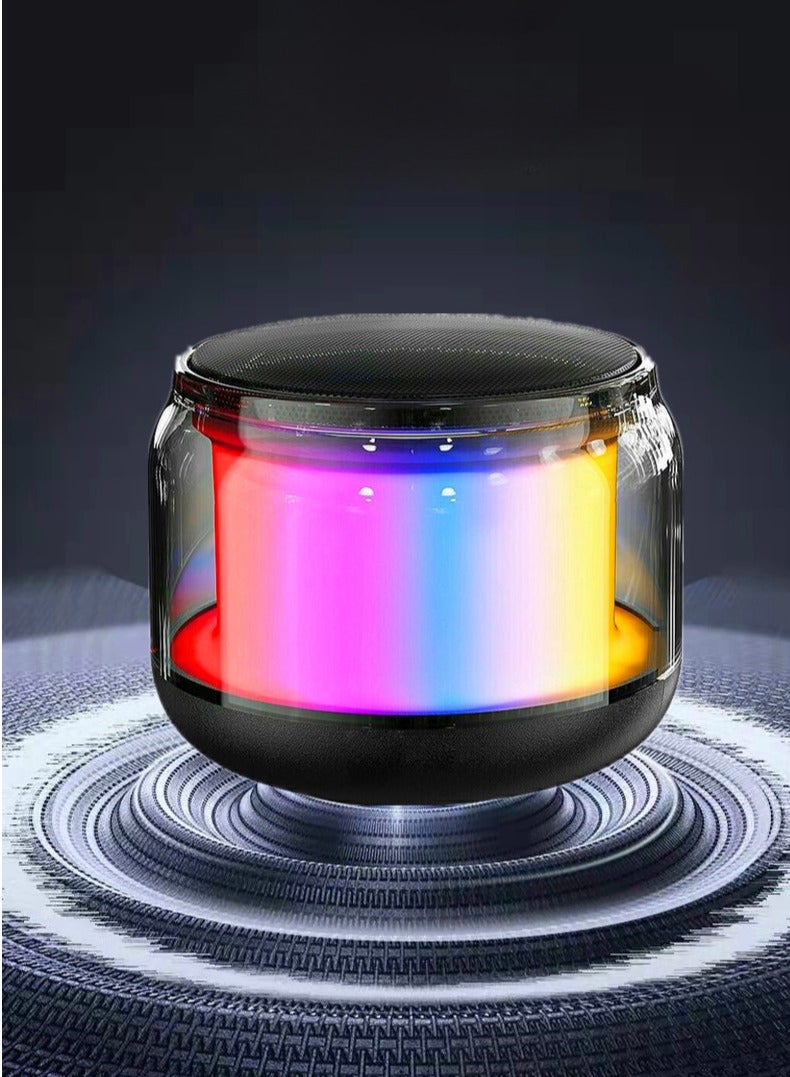 Upgraded Bluetooth Speaker with IPX5 Waterproof, Stereo Sound, Portable Wireless Speaker for iPhone, Samsung and More