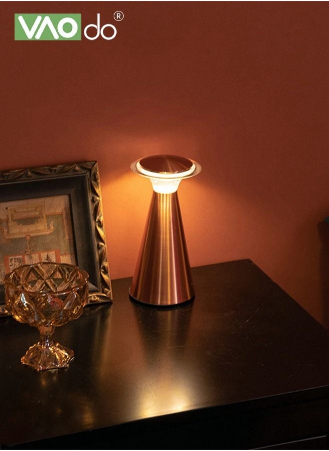 VAOdo - LED Desk Lamp Creative Home Decoration Soft Light Desk Lamp Top Touch Switch Bedside Lamp - Image 1