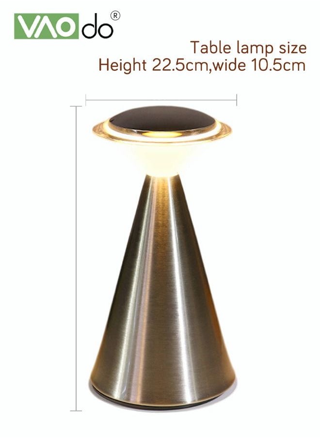 VAOdo - LED Desk Lamp Creative Home Decoration Soft Light Desk Lamp Top Touch Switch Bedside Lamp - Image 1