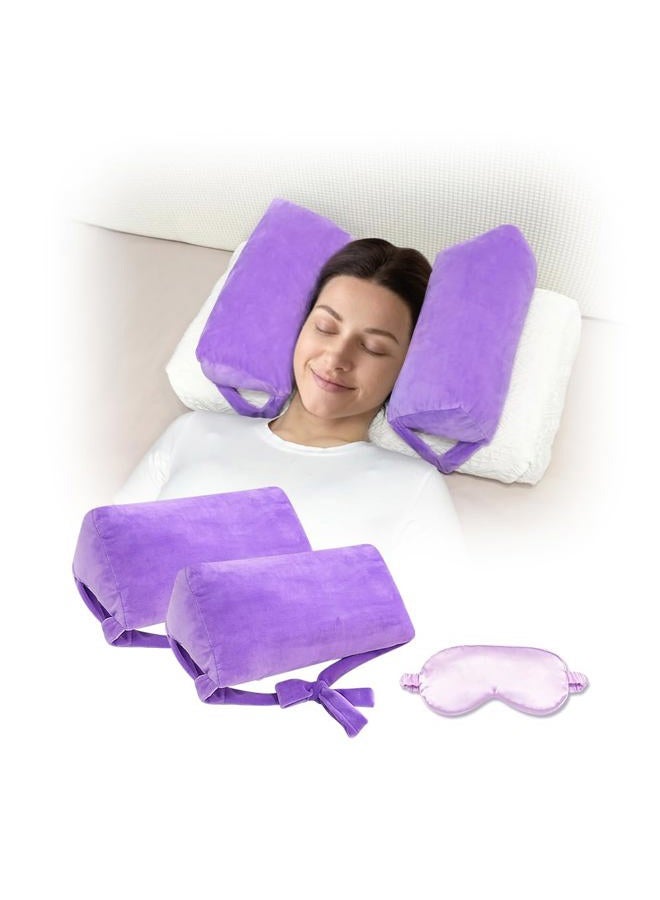 AOSSA Anti Aging Pillow for Women Anti Wrinkle Face Beauty Pillow Head Stabilizer Back Sleep Training Face Up Head Positioning Wrinkle Prevention for Face Post Surgery Pillows Support for Sleeping Upright - Image 1