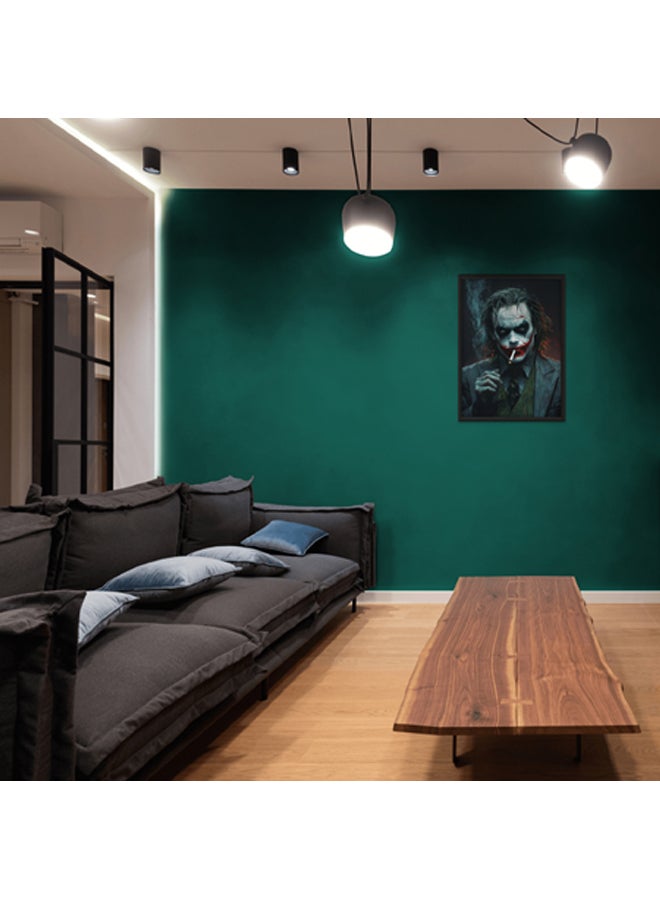Art Decor Framed Fine Art Portrait Print of Joker Pop Art Heath Ledger Iconic Movie Character Artwork Vibrant Pop Art Prints Wall Décor for Living Room Bedroom Office Studio Home Décor - Image 3