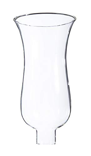 B&P Lamp غطاء مصباح B&P® 1 5/8" × 10" زجاجي شفاف على شكل إعصار - Image 1