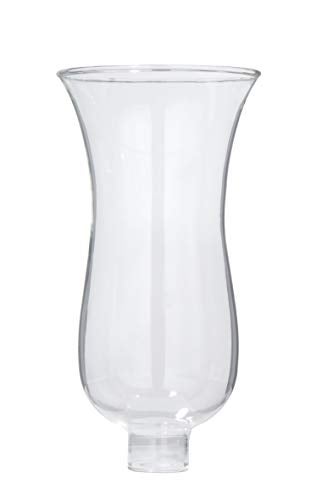 B&P Lamp غطاء مصباح B&P® 1 5/8" × 10" زجاجي شفاف على شكل إعصار - Image 5
