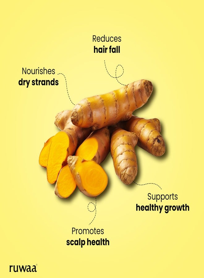 ruwaa Turmeric Root Hair Fall Defense Shampoo - Image 5