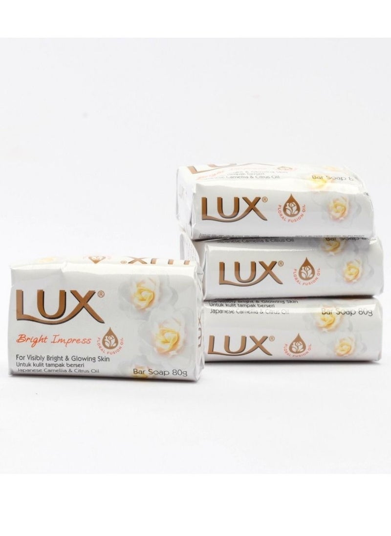 لوكس - عبوة من 4 قطع صابون برايت إمبريس 4x80 جم - Image 1
