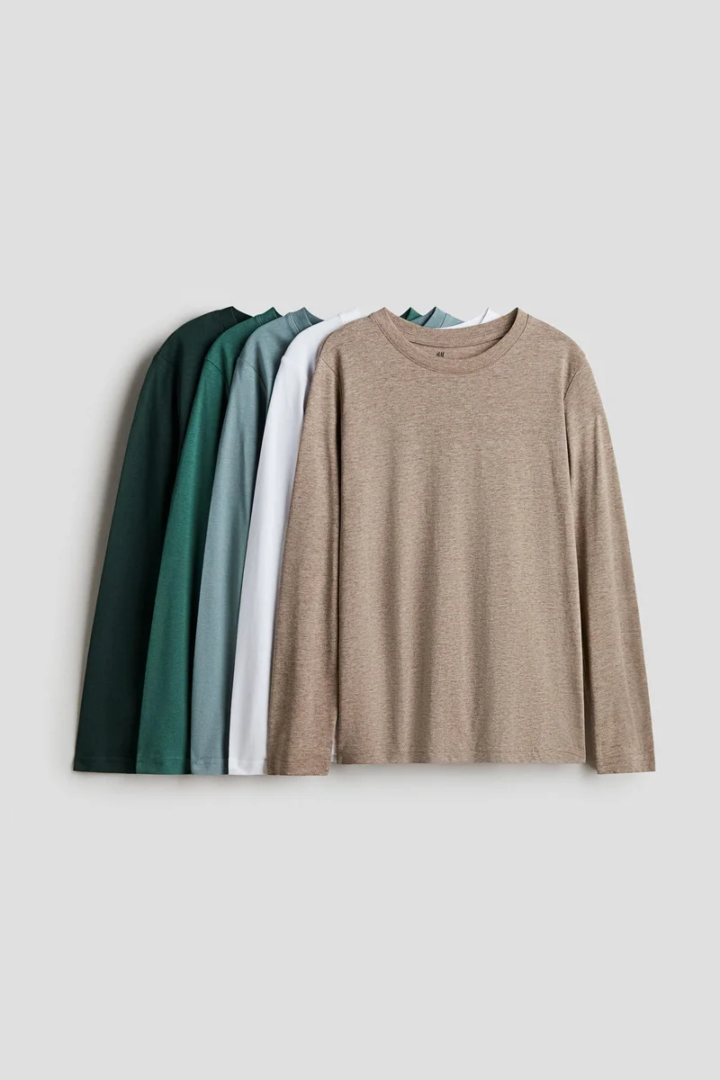 H&M 5-pack jersey tops