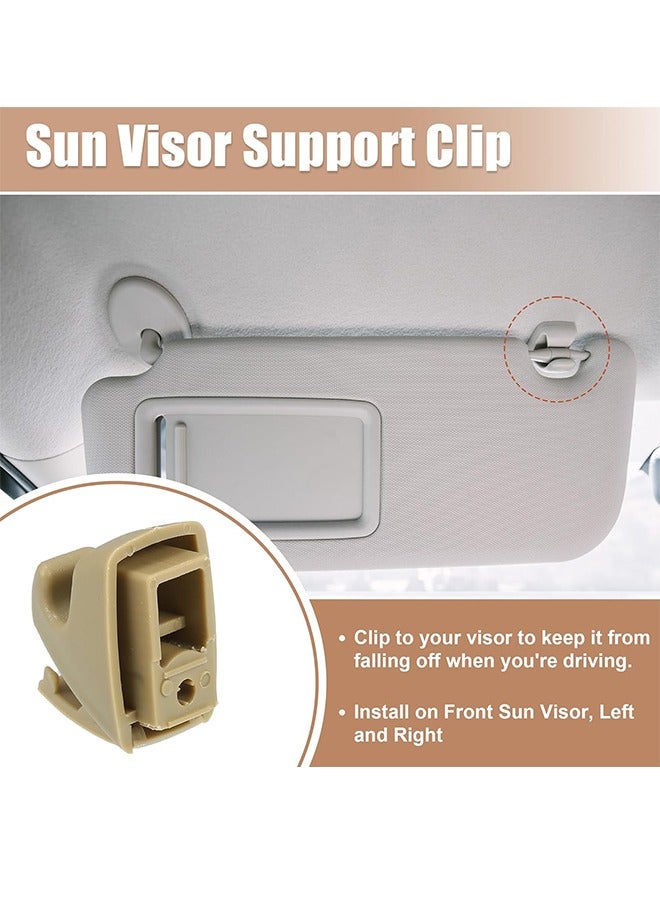 Generic 4pcs Sun Visor Support Clip Retainer for Chevrolet Cruze 2011-2016 No.95994975/15882854 Sun Visor Support Clip Holder Vibration  - Image 5