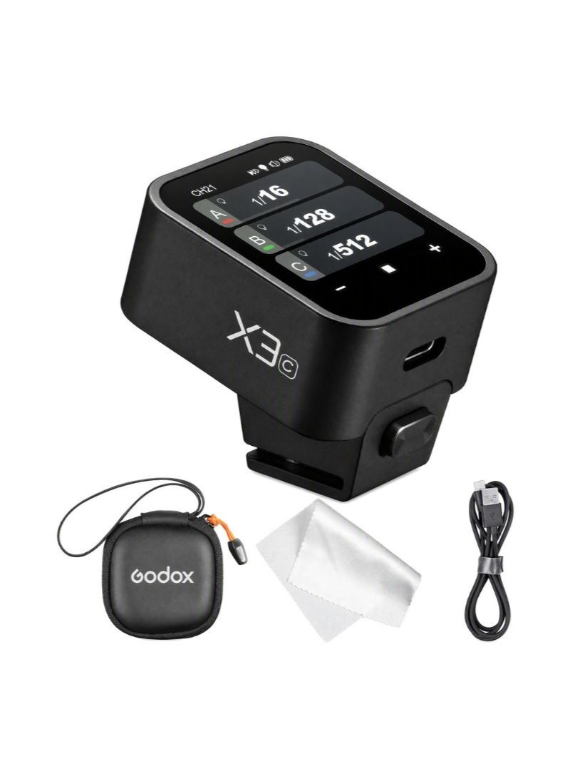 Godox X3 C TTL Wireless Flash Trigger for Canon Cameras with OLED Touchscreen - Image 1