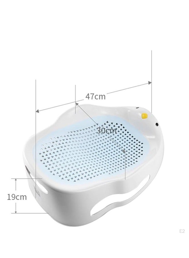 turtees حمام أطفال محمول من تورتيز، دعم حمام هلامي من السيليكون لشطف الرضع - Image 5