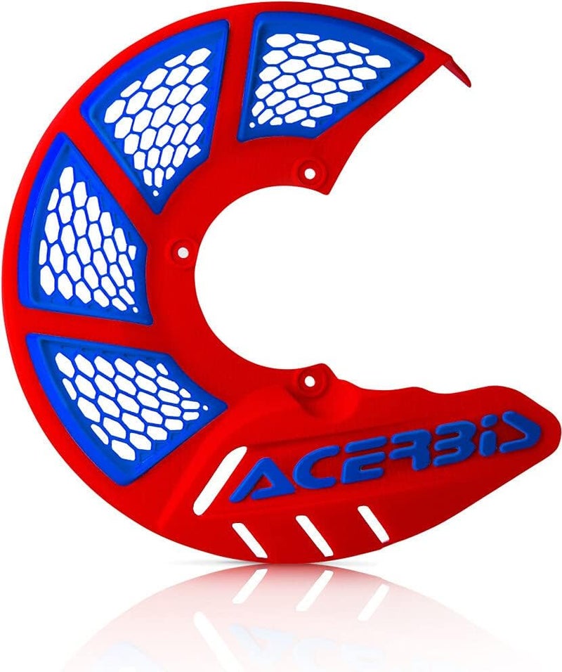 Acerbis X-Brake Vented Disc Cover - Red/Blue (2449491228) - Image 1