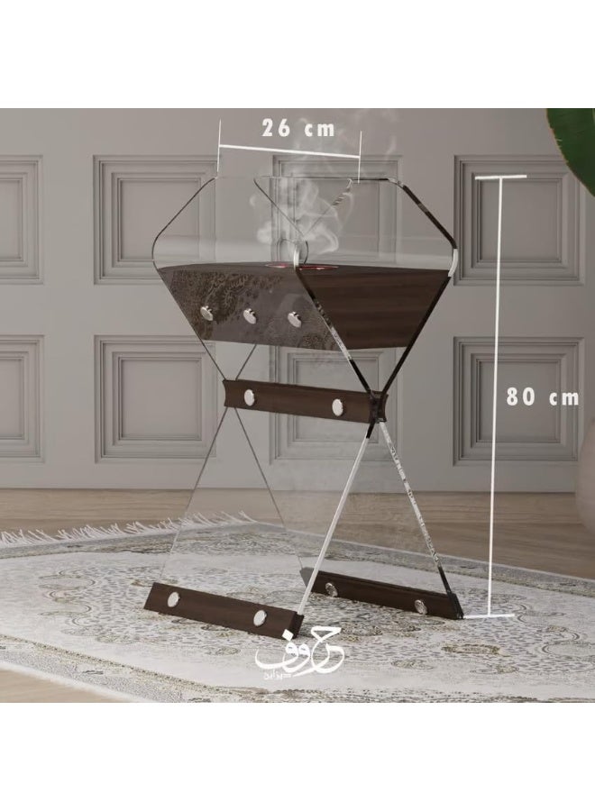 Horoof Market Ghutra ScentCraft Tower – Premium Bakhoor Burner Stand  - Image 5