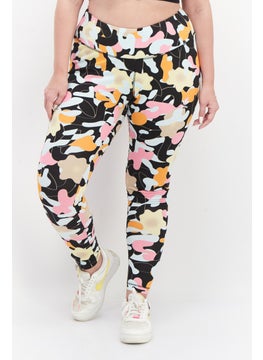 adidas Originals Women Plus Size Sportswear Fit Training Leggings, Black Combo  - Image 1