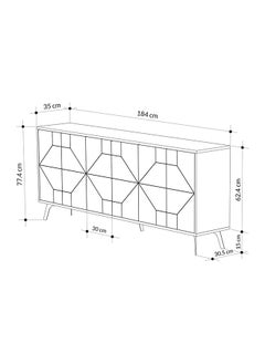 Mourah Home Mourah Dune Console 181 - Dark Grey - 2 Years Warranty  - Image 5