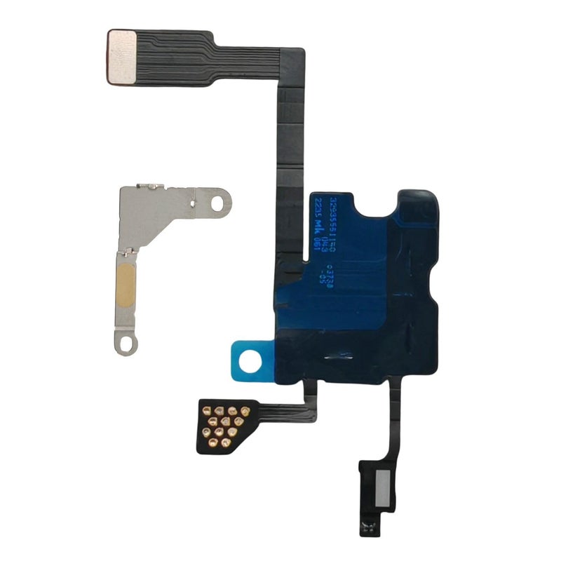 MEEFIX Proximity Sensor Earpiece Flex Cable Replacement for iPhone 14 Pro - Includes Ear Speaker Metal Bracket, Ambient Light Sensor Fix for A2650 A2889 A2890 A2891 A2892 - Image 1