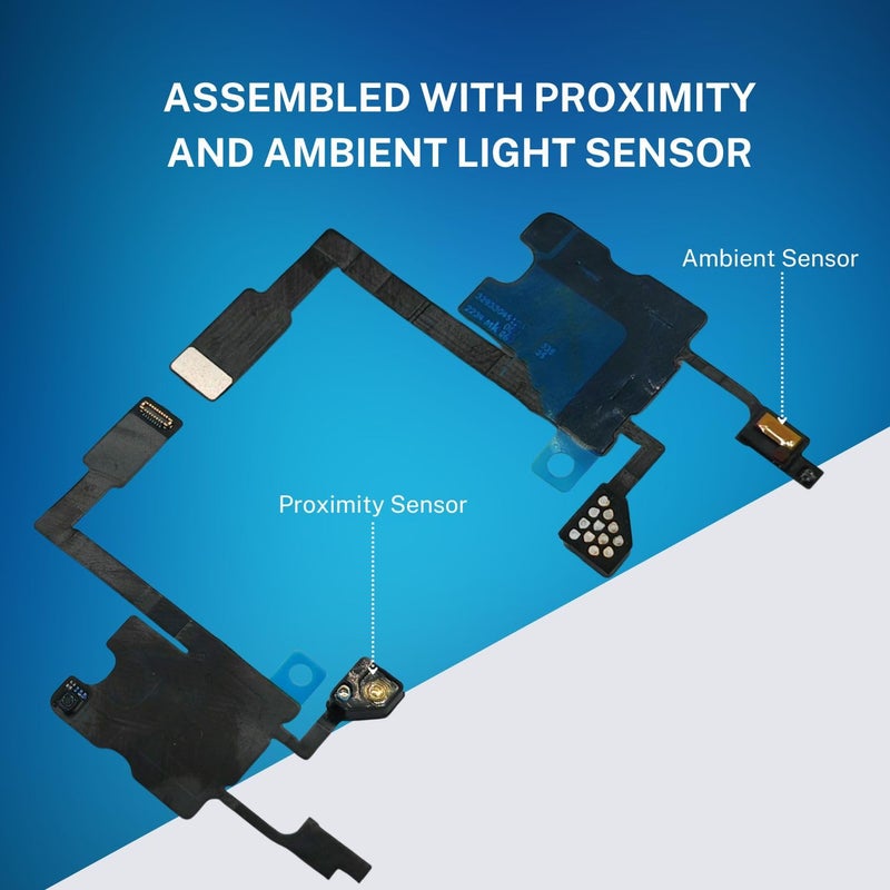 MEEFIX Proximity Sensor Earpiece Flex Cable Replacement for iPhone 14 Pro - Includes Ear Speaker Metal Bracket, Ambient Light Sensor Fix for A2650 A2889 A2890 A2891 A2892 - Image 4