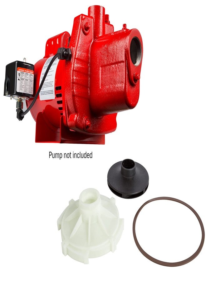 Red Lion 305584010 Impeller/Diffuser Repair Kit For 3/4 HP RJS-75-PREM Shallow Well Jet Pump, Natural - Image 4