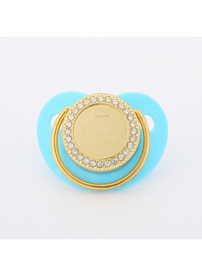 Solid Color Pacifier Diamond Silicone Baby Molars Baby Products Pacifier Pacifier Simulation Bite Pacifier