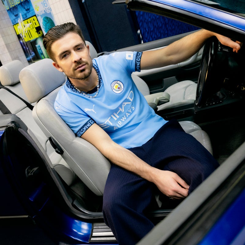 PUMA Manchester City 24/25 Authentic Home Mens Blue Jersey - Image 4