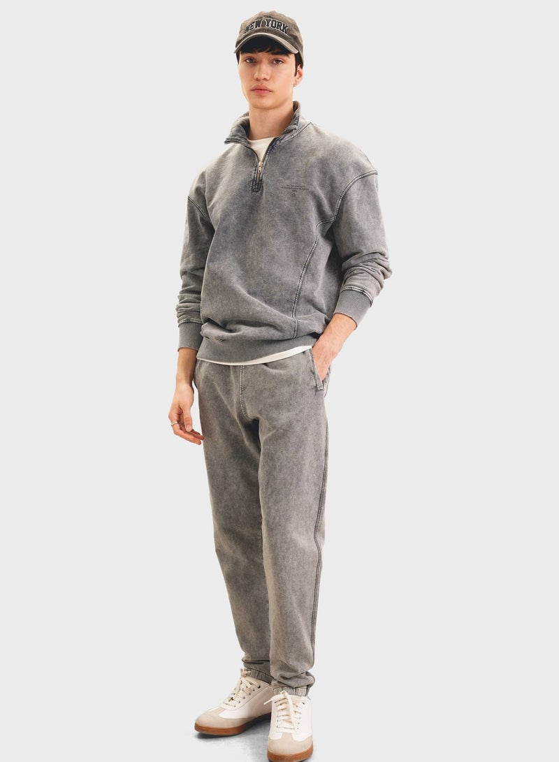 DeFacto Regular Fit Fleece Pocket Sweatpants - Image 2
