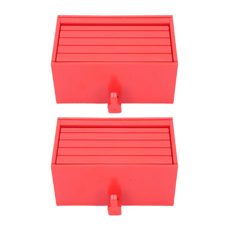 Red Car Garage Key Holder: 4 To 6 Key Capacity Premium ABS Material - Magnetic Closure Wall Mount Key Organizer For Home Entryway Garage - Image 1